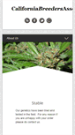 Mobile Screenshot of cbagenetics.com