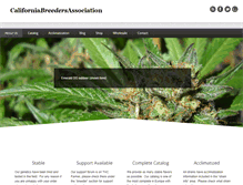 Tablet Screenshot of cbagenetics.com